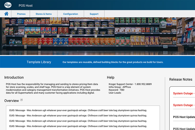 Point of Sale Item Information Software