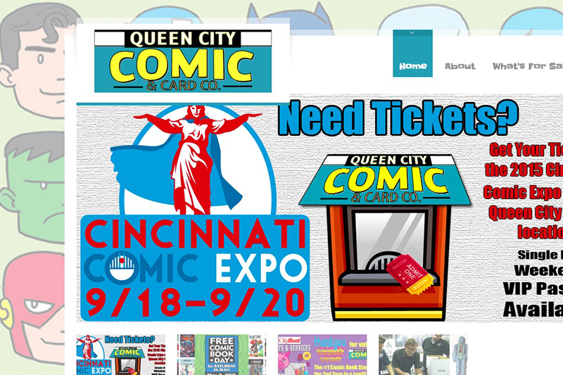 Queen City Comics Website Project